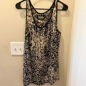 Emmelee Silk Patterned Racer Back Tunic (size L)